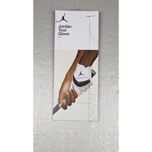 Jordan Brand Golf‎ Tour Glove Mens Size XL. Right Hand Regular White Black NEW.
